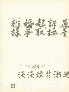 离婚起诉原告怎样争取抚养权