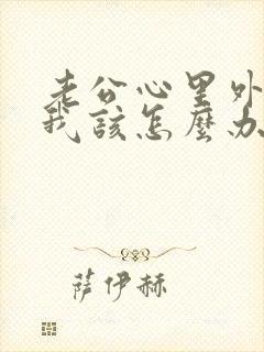 老公心里外遇了我该怎么办封面