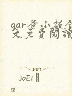 gar爸小说全文免费阅读最新章节