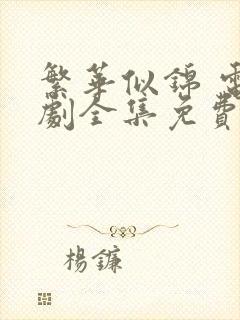 繁华似锦 电视剧全集免费