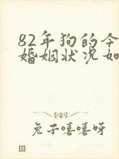 82年狗的今年婚姻状况如何封面