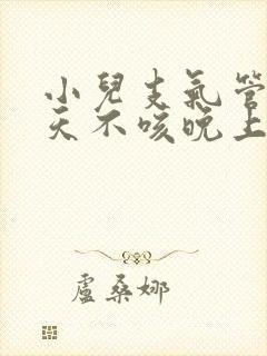 小儿支气管炎白天不咳晚上咳