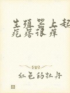 生殖器上起小白疙瘩很痒封面