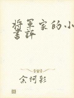 将军家的小娘子书评