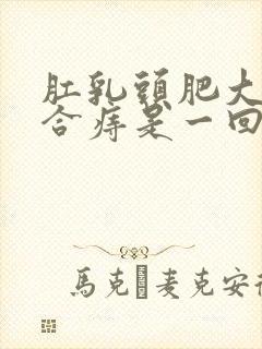 肛乳头肥大和混合痔是一回事吗