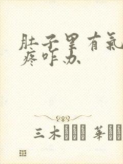 肚子里有气窜着疼咋办封面