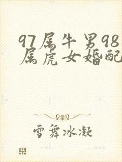 97属牛男98属虎女婚配