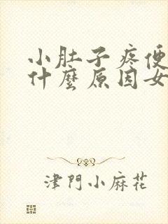 小肚子疼便血是什么原因女性