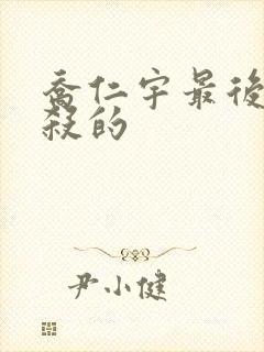 乔仁宇最后被谁杀的封面