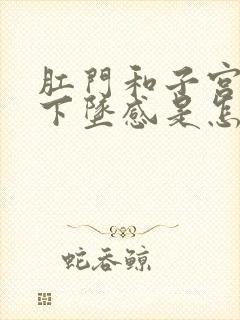 肛门和子宫都有下坠感是怎么回事