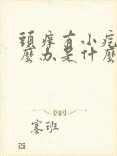 头痒有小疙瘩怎么办是什么病封面