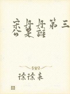 宋丹丹第三任老公是谁