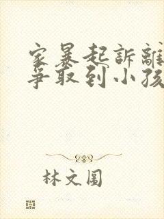 家暴起诉离婚能争取到小孩抚养权么