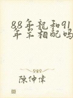88年龙和91年羊相配吗