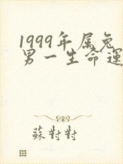 1999年属兔男一生命运