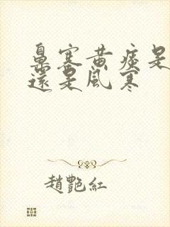 鼻塞黄痰是风热还是风寒