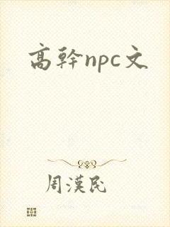 高干npc文