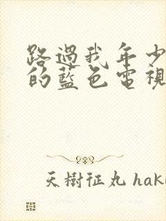 路过我年少时光的蓝色电视