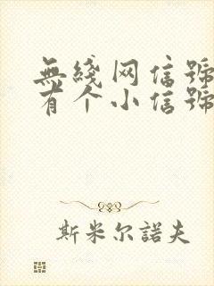 无线网信号旁边有个小信号