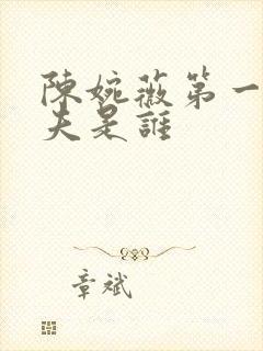 陈婉薇第一任丈夫是谁