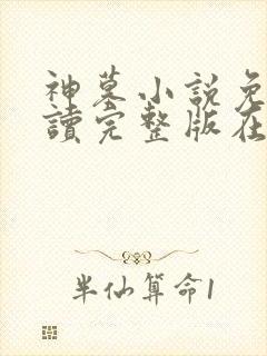 神墓小说免费阅读完整版在线