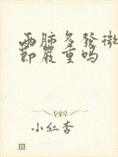 两肺多发微小结节严重吗封面