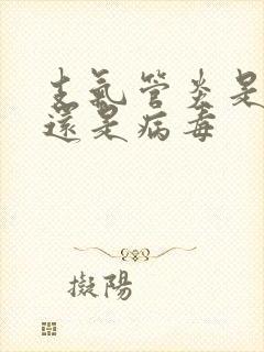 支气管炎是细菌还是病毒封面