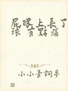 屁眼上长了个肉球 有点痛