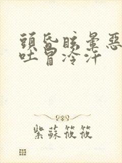 头昏眩晕恶心想吐冒冷汗