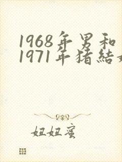1968年男和1971年猪结婚能幸福吗封面