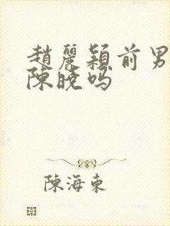 赵丽颖前男友是陈晓吗