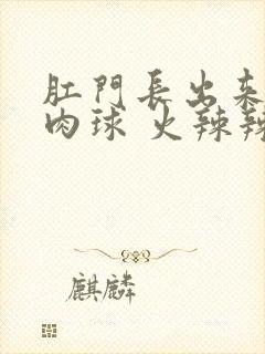 肛门长出来一个肉球 火辣辣的痛