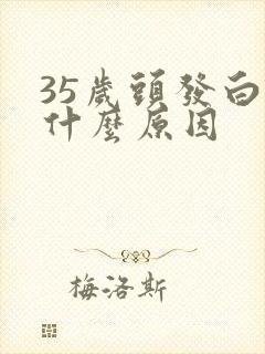 35岁头发白是什么原因