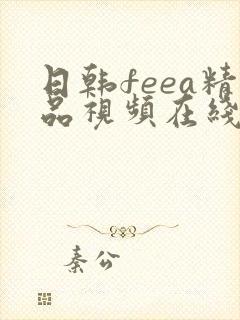 日韩feea精品视频在线观看