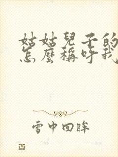 姑姑儿子的孩子怎么称呼我封面