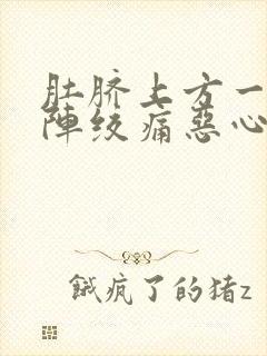 肚脐上方一阵一阵绞痛恶心想吐