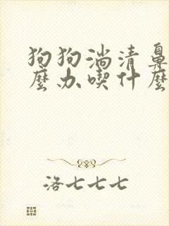 狗狗淌清鼻涕怎么办吃什么药