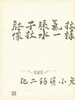 肚子胀气拉肚子像拉水一样怎么办