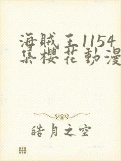 海贼王1154集樱花动漫