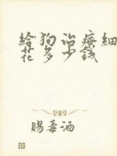 给狗治疗细小要花多少钱