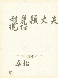 赵丽颖丈夫是谁现任封面