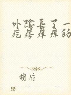 外阴长了一个小疙瘩痒痒的