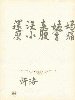 还没来姨妈为什么小腹会痛