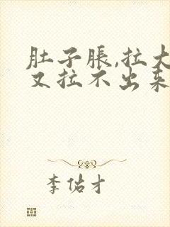 肚子胀,拉大便又拉不出来怎么办封面