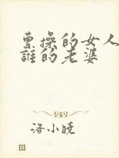 曹操的女人都是谁的老婆