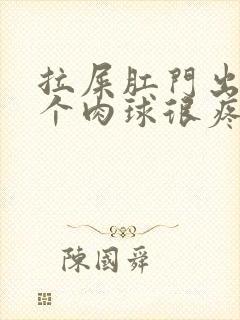 拉屎肛门出来一个肉球很疼封面