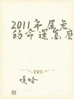 2011年属兔的命运怎么样