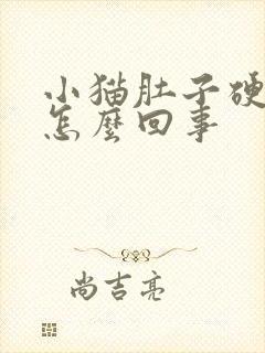 小猫肚子硬硬的怎么回事