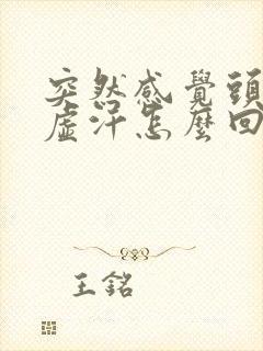 突然感觉头晕冒虚汗怎么回事封面