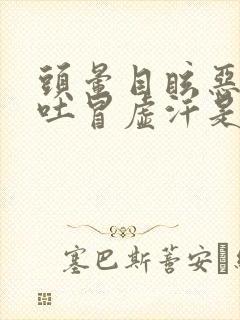 头晕目眩恶心想吐冒虚汗是怎么回事封面